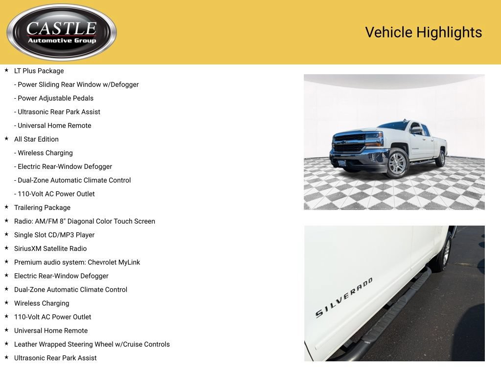 Used 2017 Chevrolet Silverado 1500 LT w/ All Star Edition AWD/4WD image 4