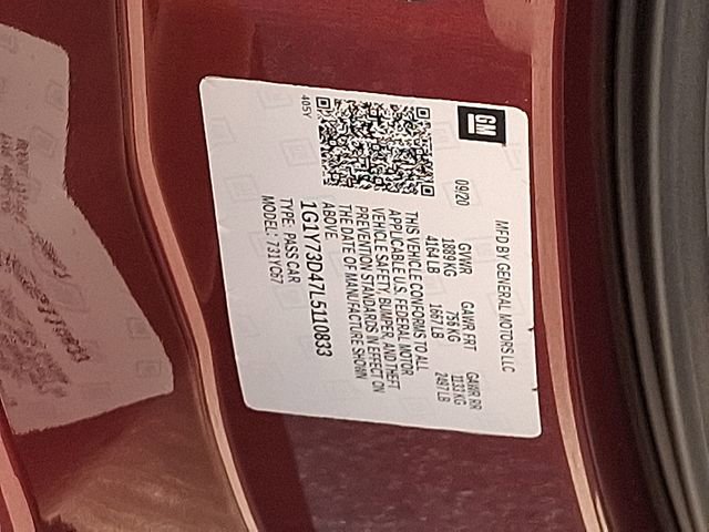 Used 2020 Chevrolet Corvette Stingray w/ 2LT Preferred Equipment Group image 31