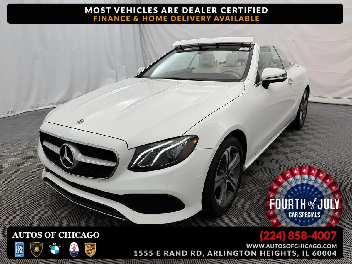Used 2018 Mercedes-Benz E 400 4MATIC Cabriolet image 1