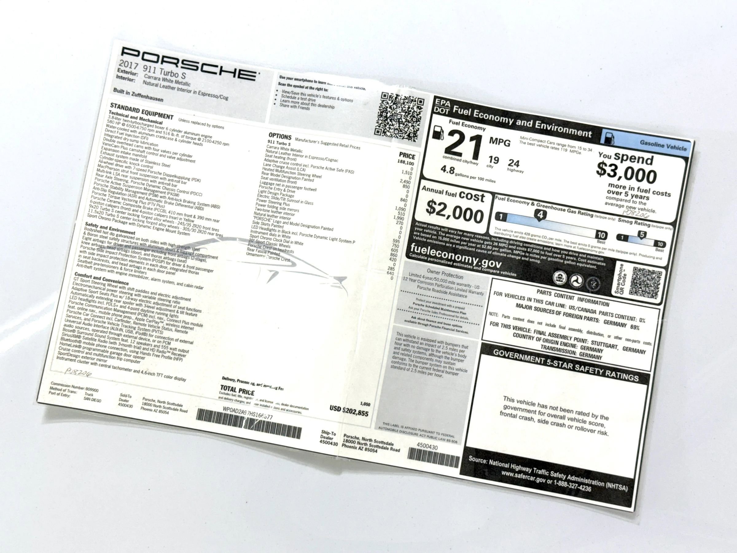 Used 2017 Porsche 911 Turbo S image 59