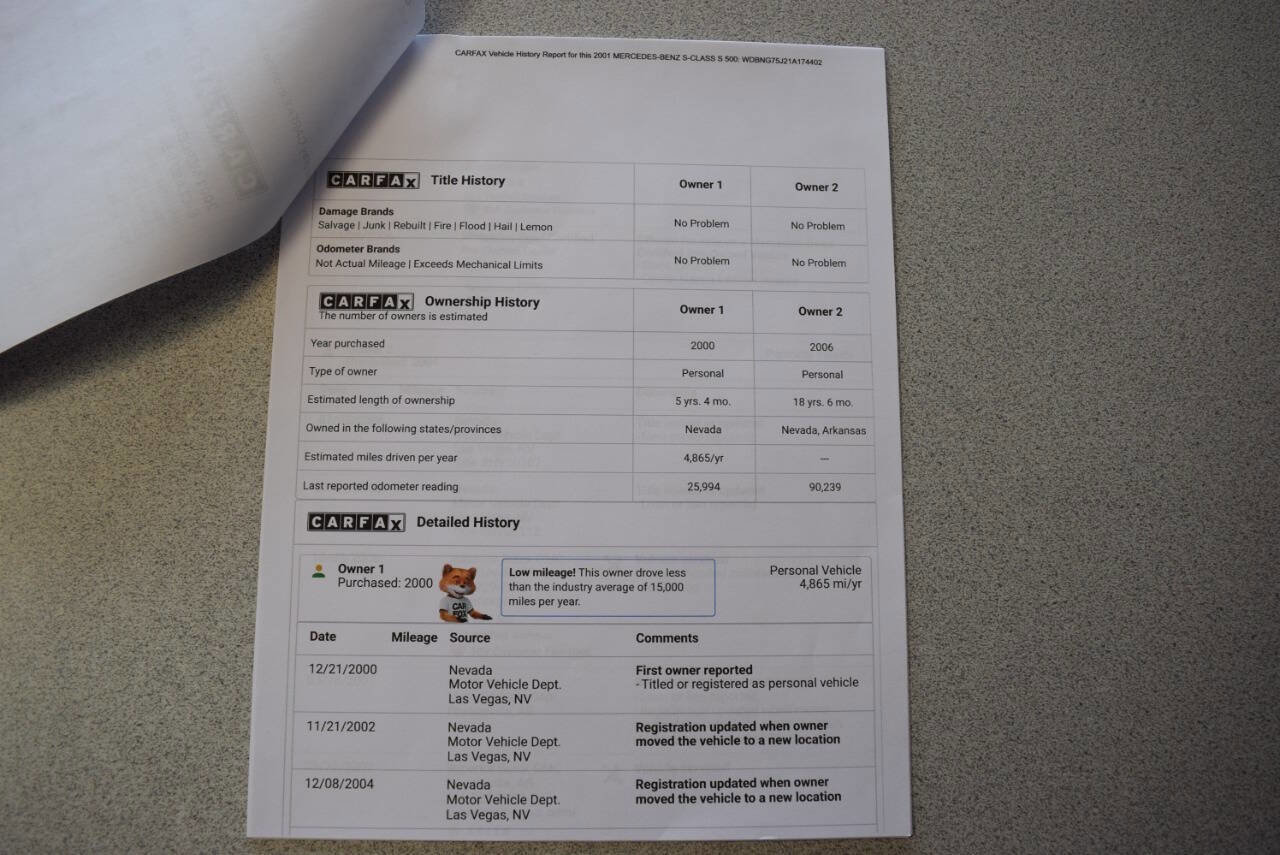 Used 2001 Mercedes-Benz S 500 image 77