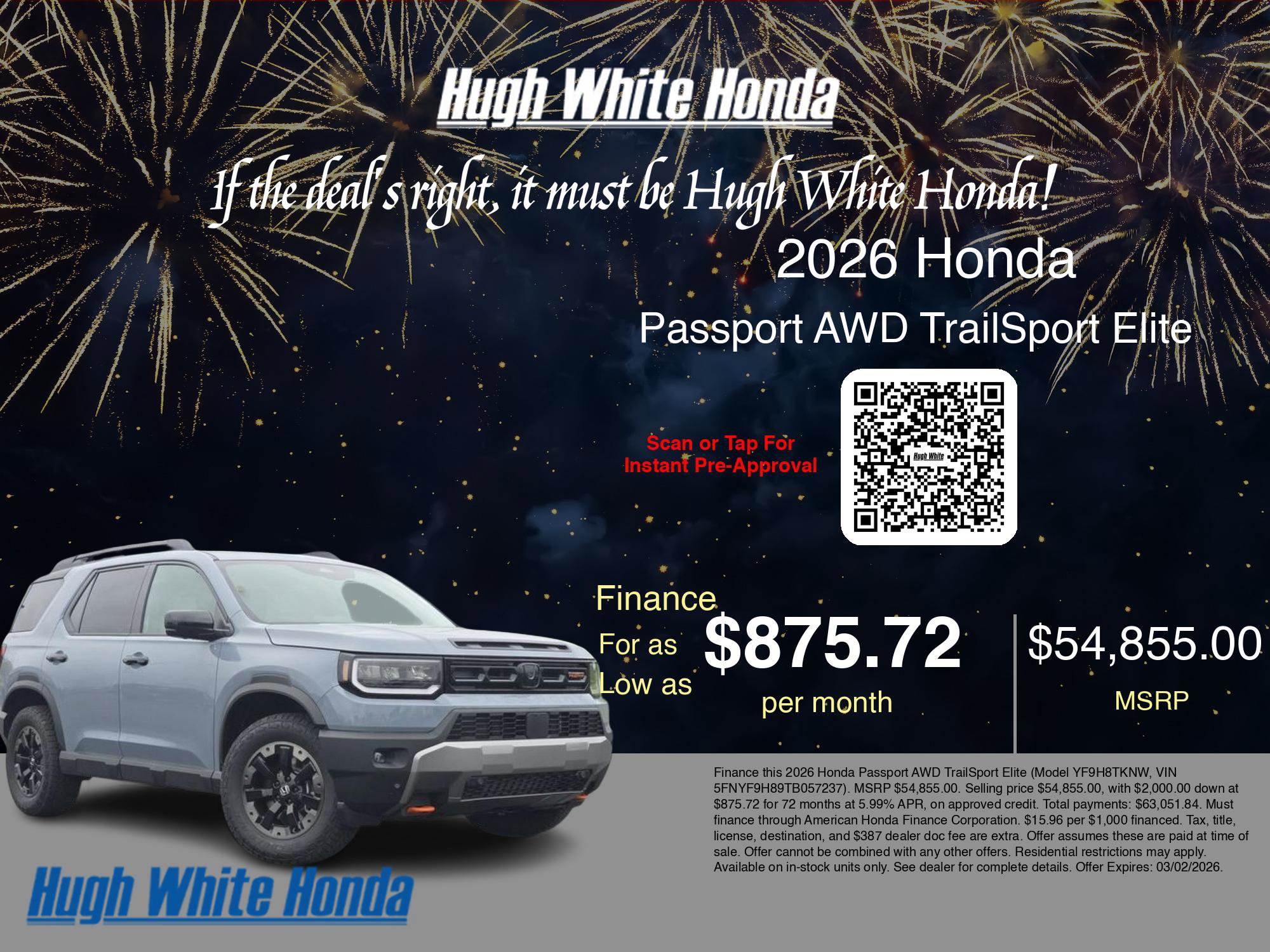 New 2026 Honda Passport TrailSport Elite image 7