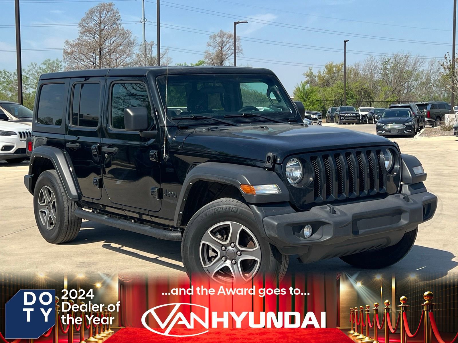Used 2022 Jeep Wrangler Unlimited Sport image 1