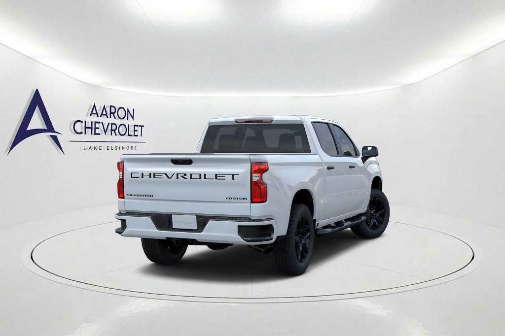 New 2026 Chevrolet Silverado 1500 Custom w/ Turbomax Blackout Package RWD image 4