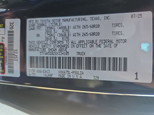 Certified 2025 Toyota Tundra Limited image 35