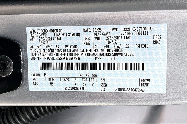 Used 2025 Ford F150 XLT w/ Equipment Group 301A Standard AWD/4WD image 31