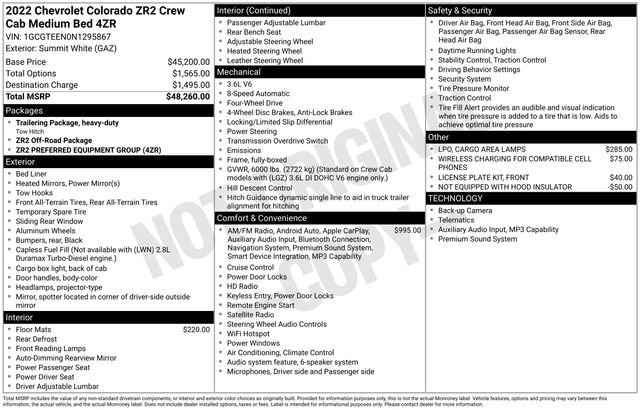 Used 2022 Chevrolet Colorado ZR2 AWD/4WD image 30