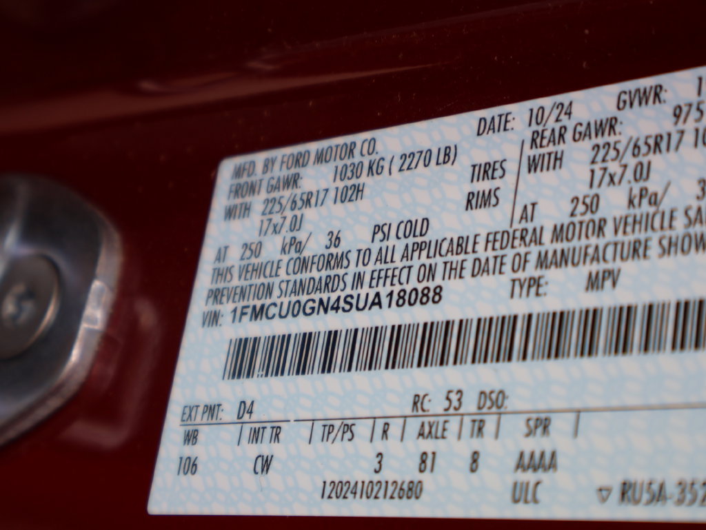 Used 2025 Ford Escape Active w/ Cold Weather Package FWD image 41