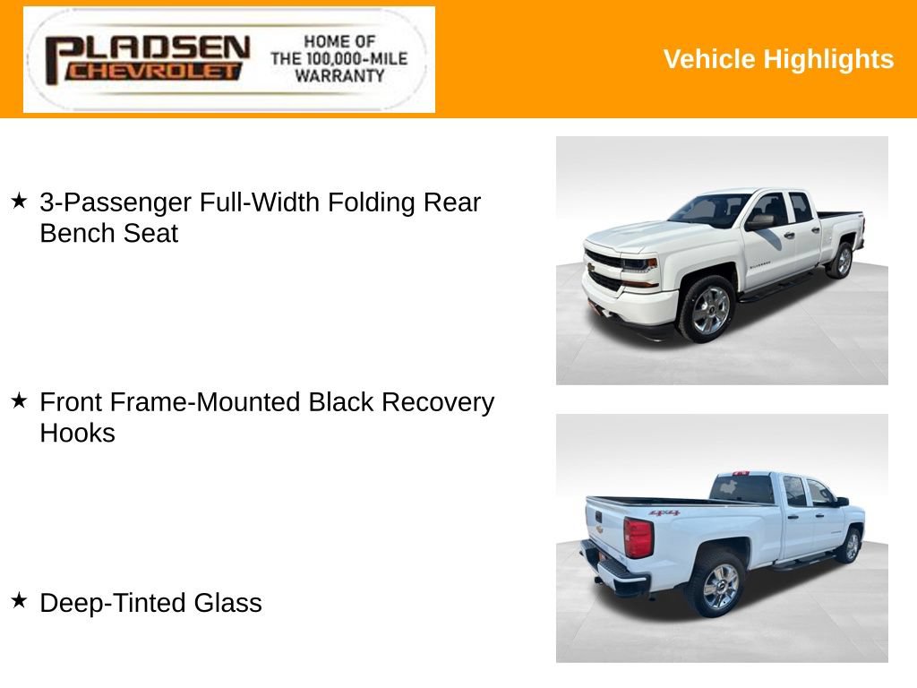 Used 2017 Chevrolet Silverado 1500 Custom w/ Custom Convenience Package AWD/4WD image 29