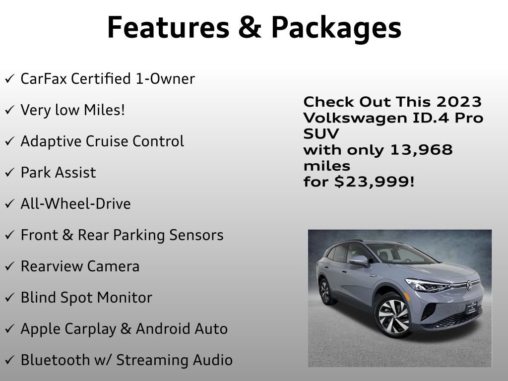 Used 2023 Volkswagen ID.4 Pro AWD/4WD image 4