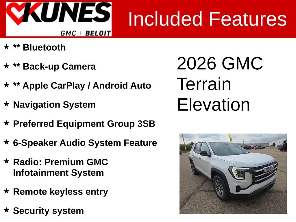 New 2026 GMC Terrain Elevation image 2