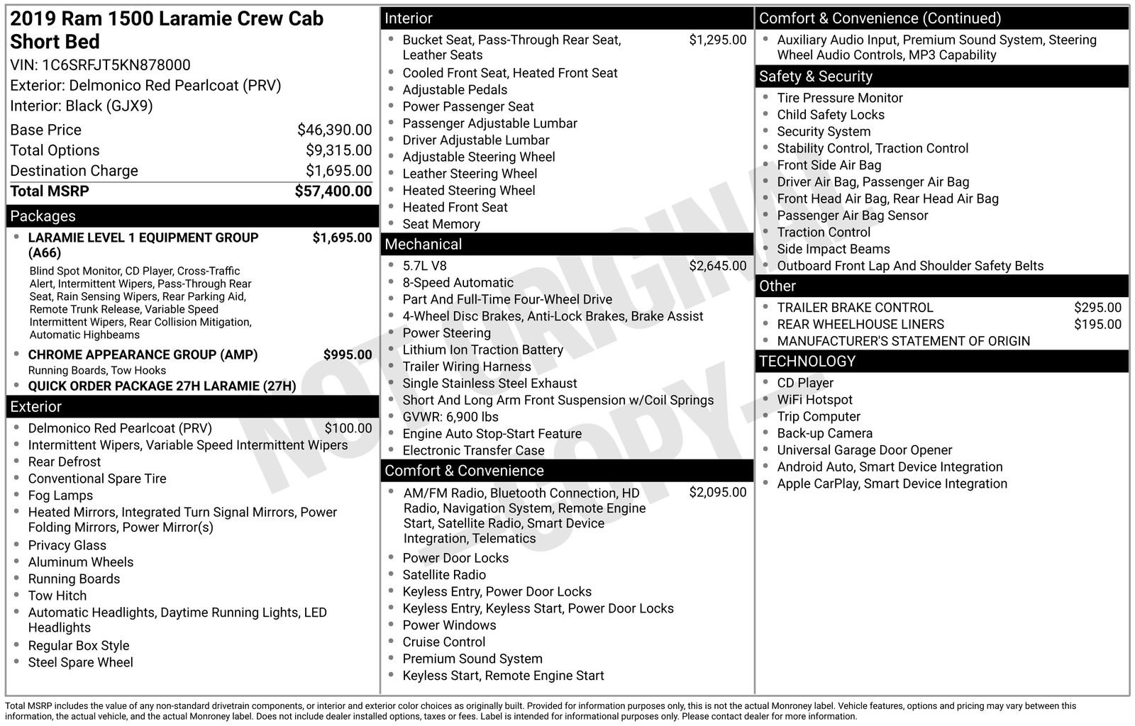 Used 2019 RAM 1500 Laramie image 41