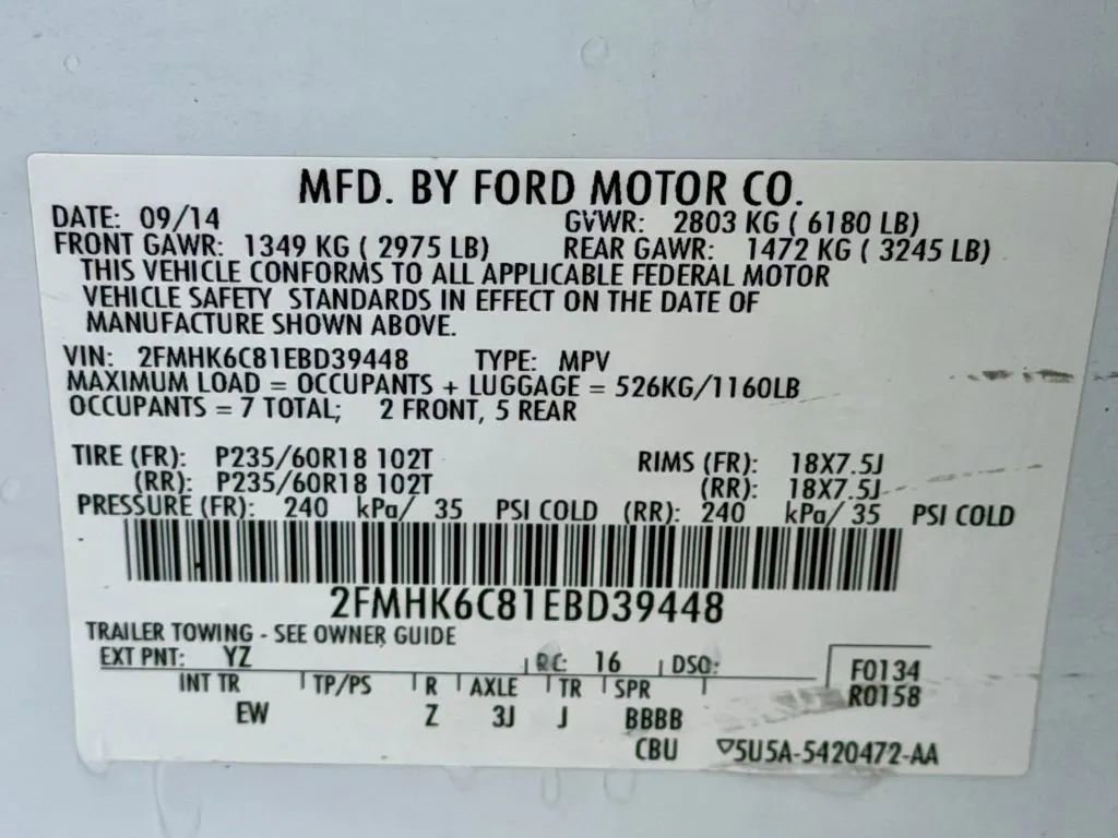 Used 2014 Ford Flex SEL w/ Equipment Group 201A AWD/4WD image 26