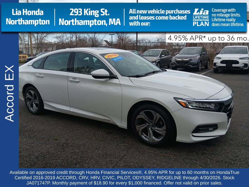 Used 2018 Honda Accord EX