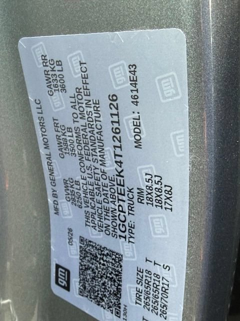 New 2026 Chevrolet Colorado Trail Boss AWD/4WD image 43
