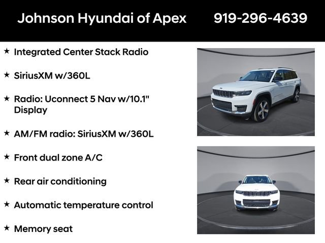 Used 2021 Jeep Grand Cherokee L Limited w/ Luxury Tech Group II image 30