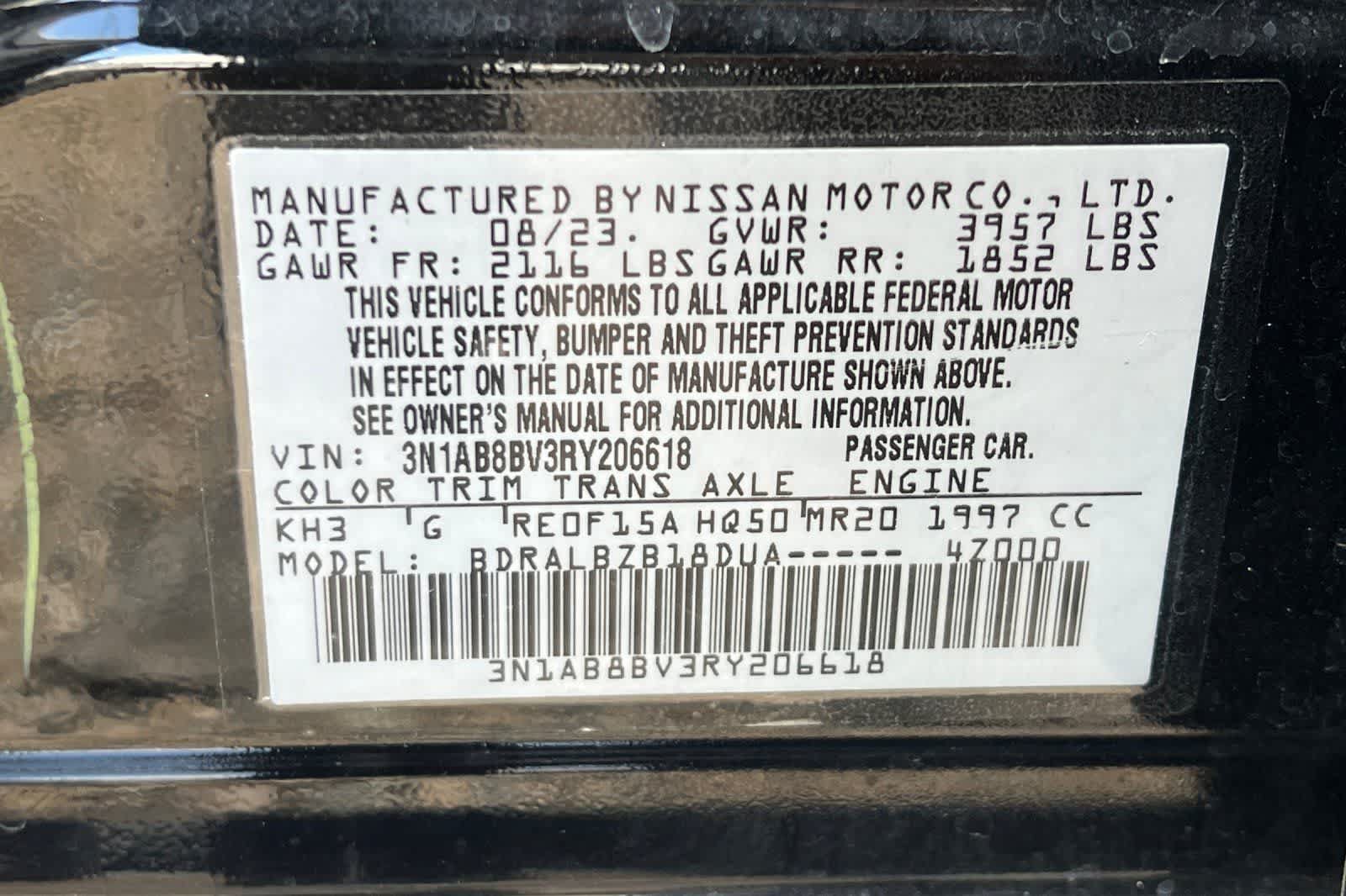 Certified 2024 Nissan Sentra S FWD image 35