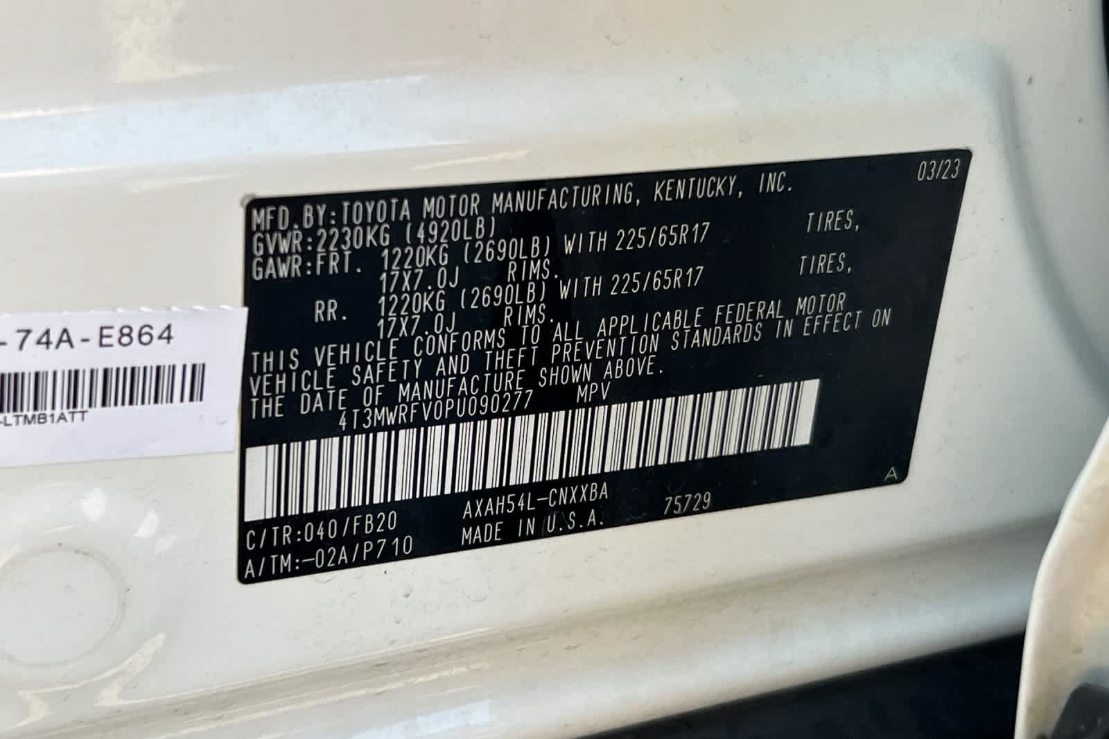 Certified 2023 Toyota RAV4 LE AWD/4WD image 32