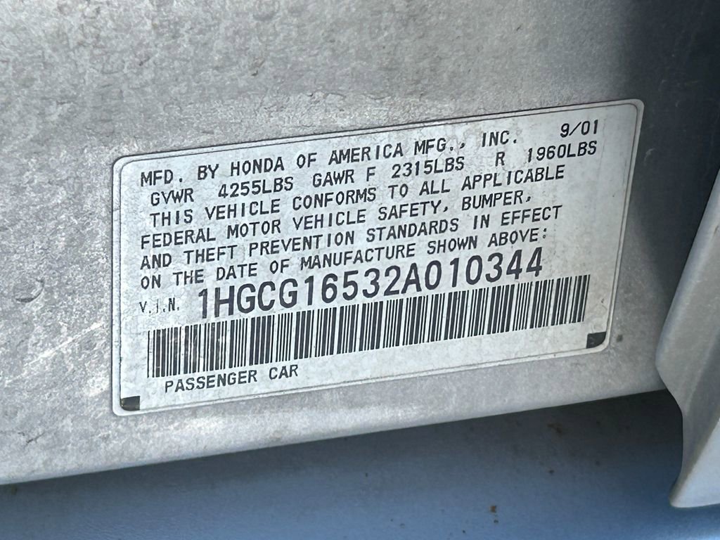 Used 2002 Honda Accord EX image 15