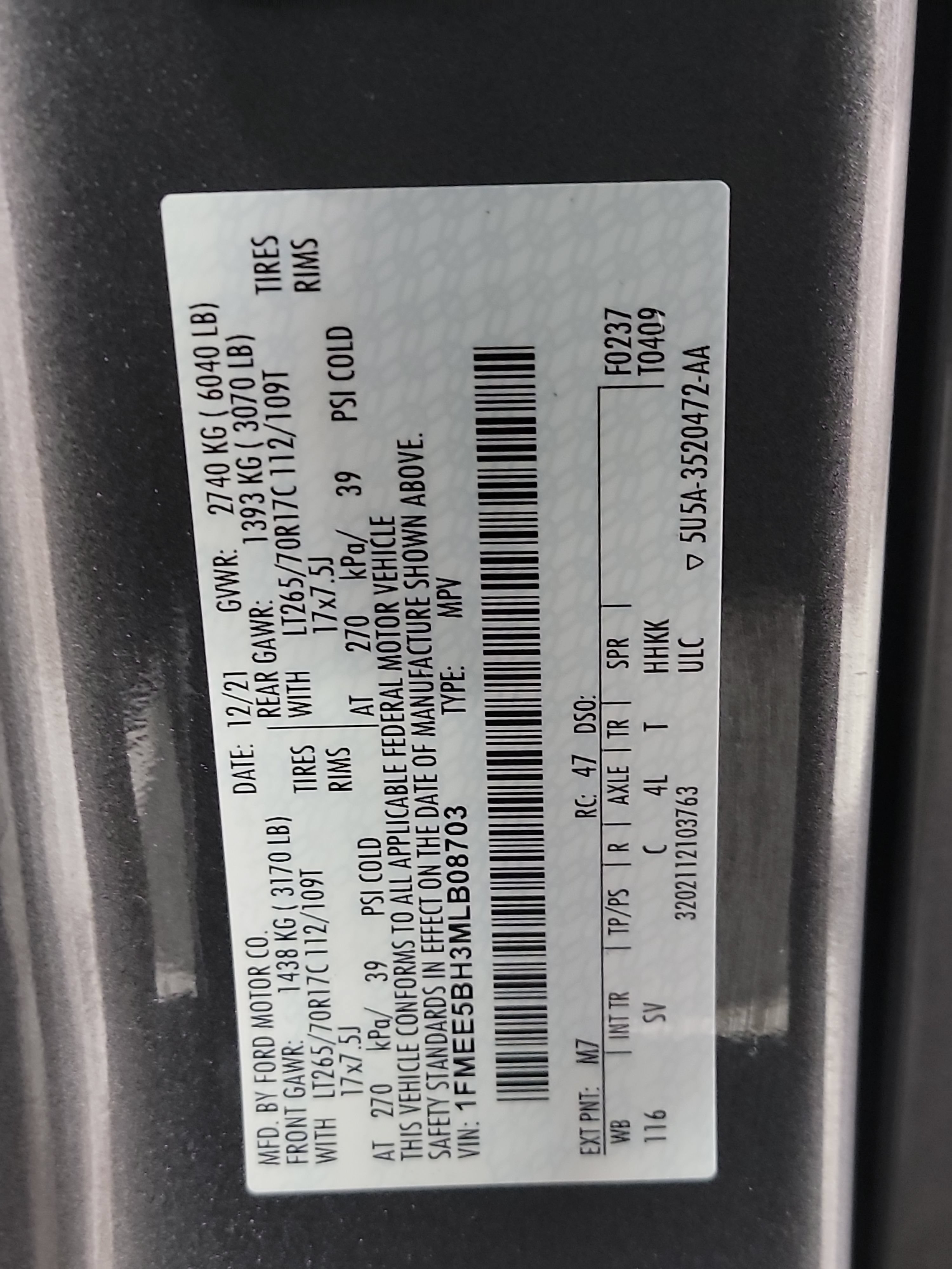 Used 2021 Ford Bronco Black Diamond AWD/4WD image 33