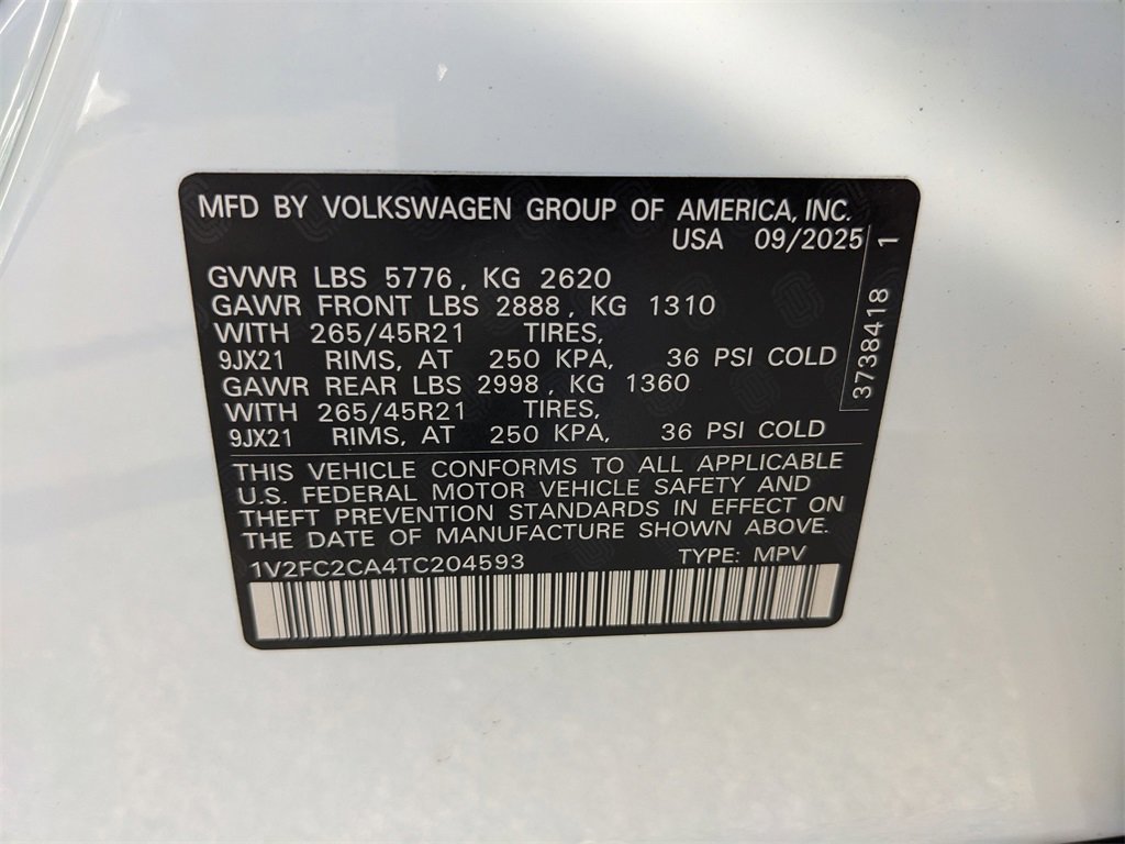 New 2026 Volkswagen Atlas Cross Sport SEL Premium R-Line image 29