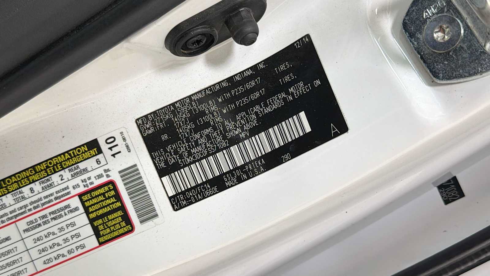 Used 2015 Toyota Sienna LE FWD image 11