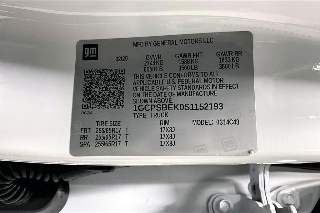 Used 2025 Chevrolet Colorado W/T image 43