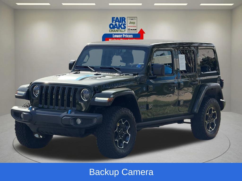 Used 2023 Jeep Wrangler Unlimited Rubicon 4xe w/ Cold Weather Group AWD/4WD image 3