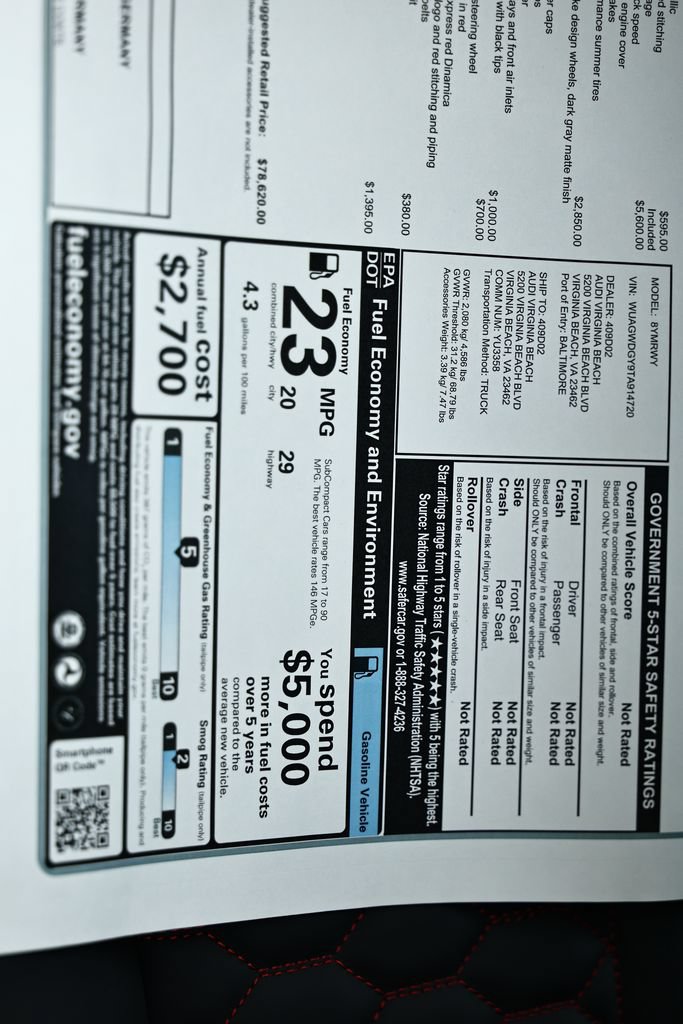 New 2026 Audi RS 3 AWD/4WD image 28
