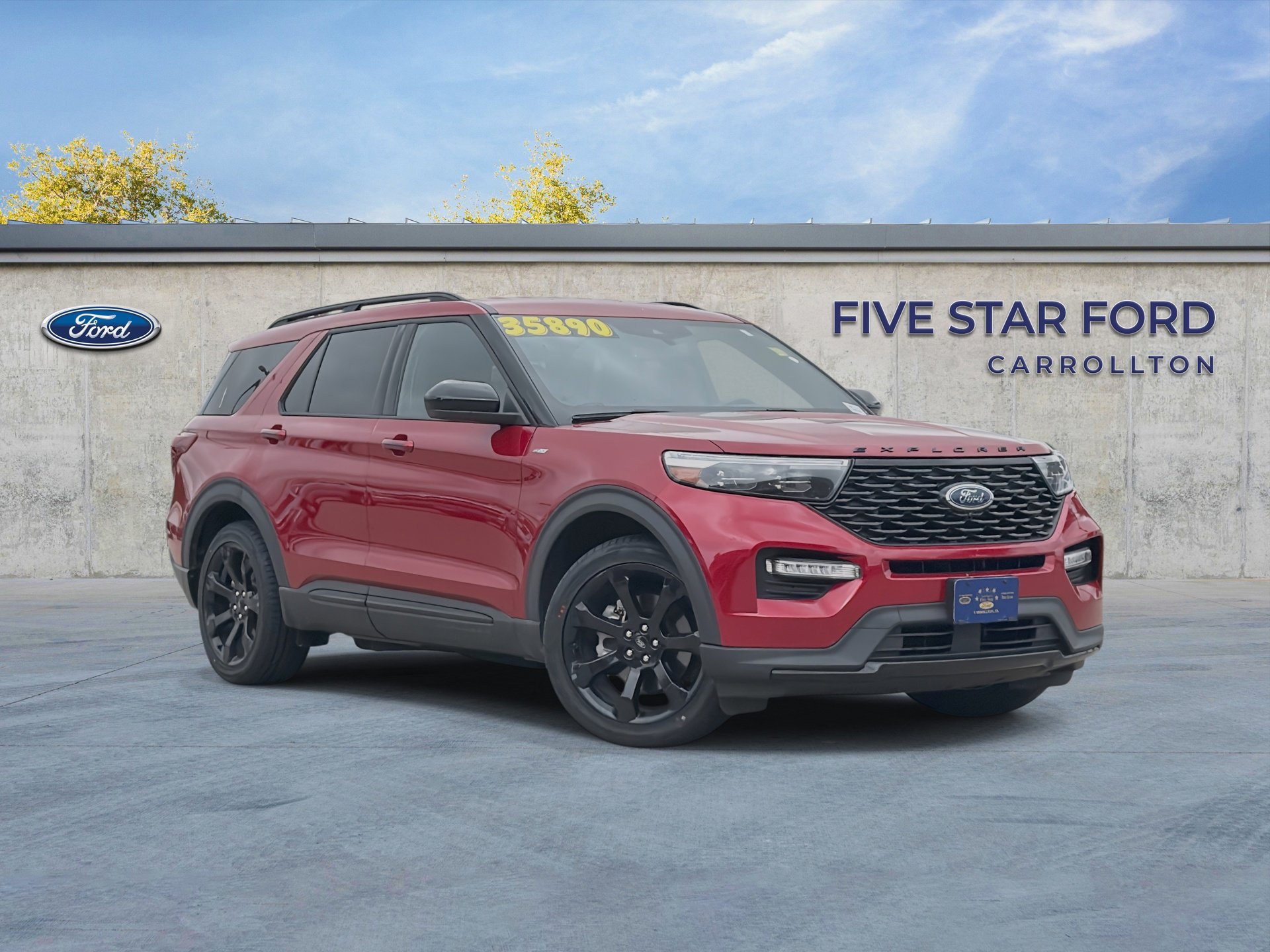 Certified 2023 Ford Explorer ST-Line w/ Class IV Trailer Tow Package RWD image 1