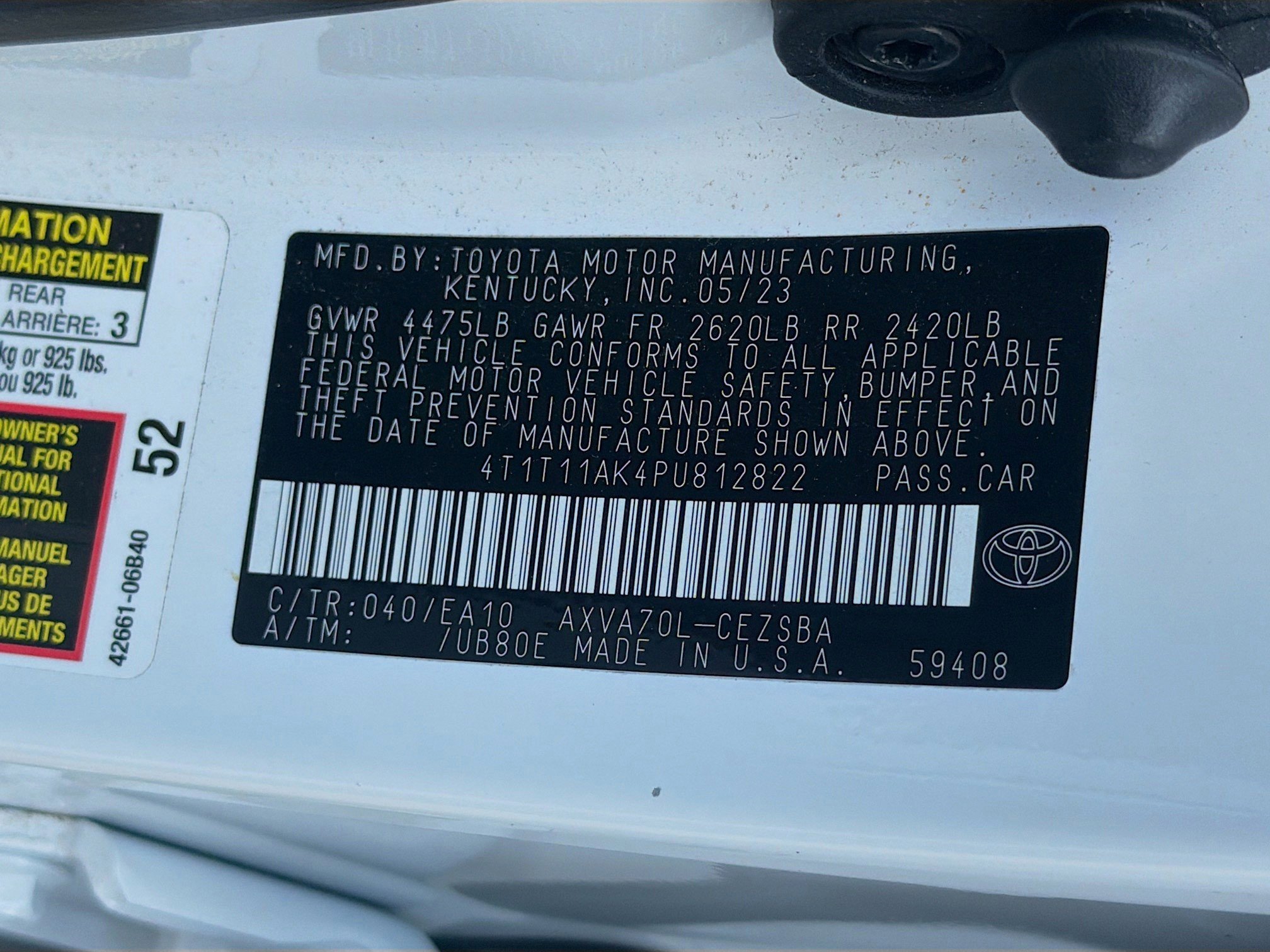 Used 2023 Toyota Camry SE w/ Convenience Package FWD image 37