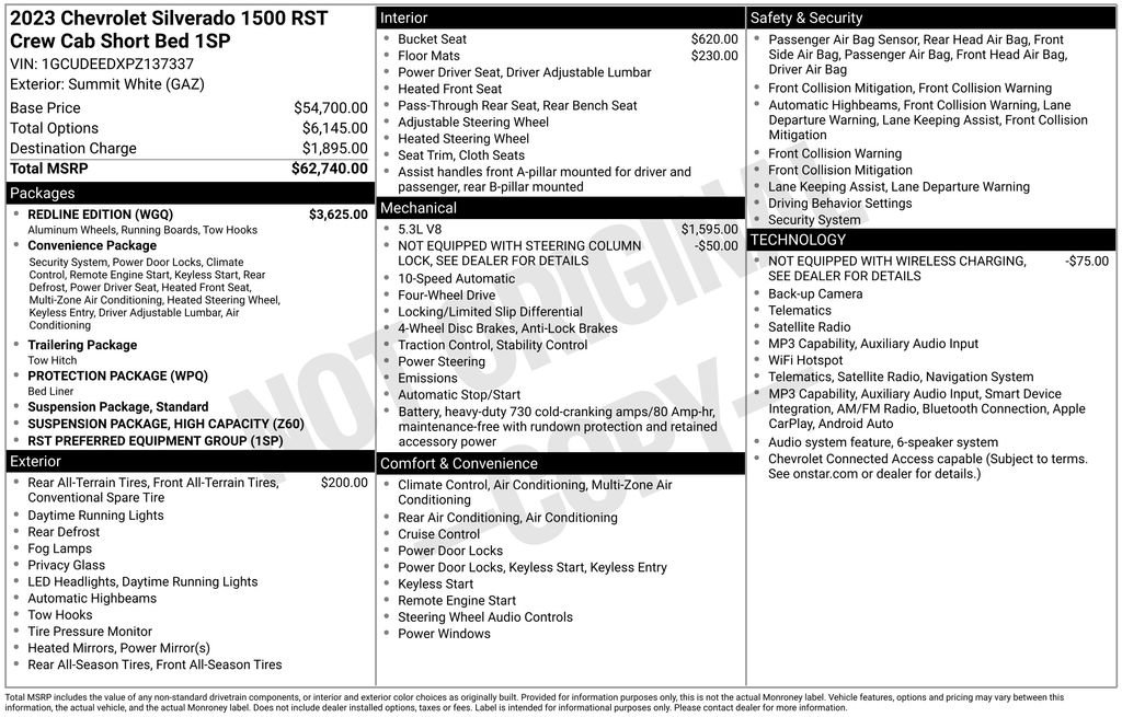 Used 2023 Chevrolet Silverado 1500 RST w/ Redline Edition AWD/4WD image 35