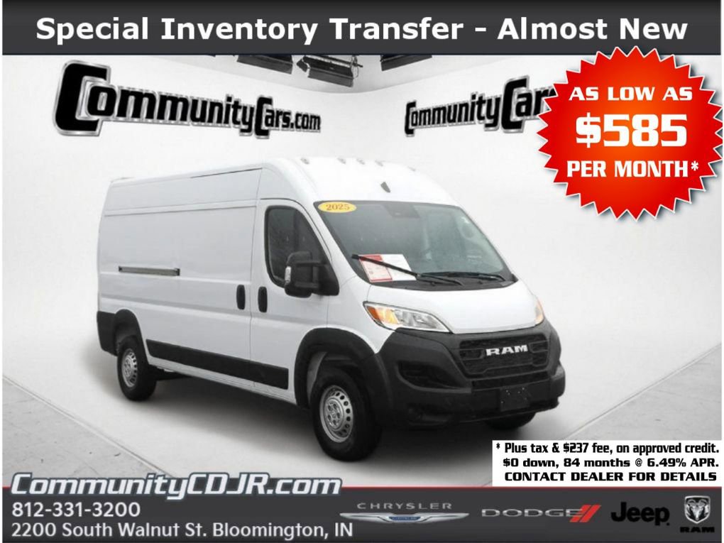 Used 2025 RAM ProMaster 2500 w/ Upfitter's Prep Package image 1