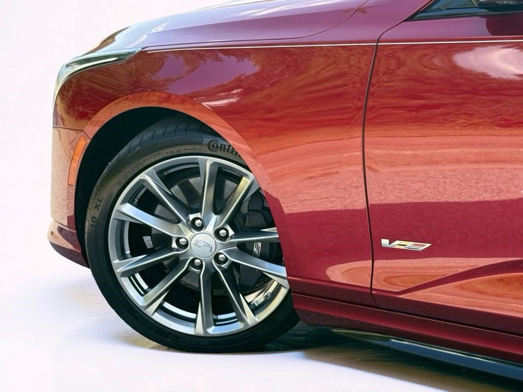 Certified 2024 Cadillac CT4 V w/ Navigation Package RWD image 9