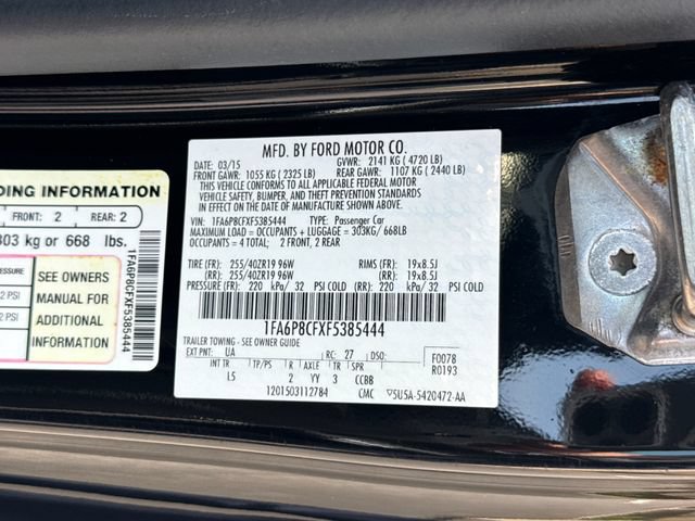 Used 2015 Ford Mustang GT Premium w/ 50 Years Appearance Package RWD image 30