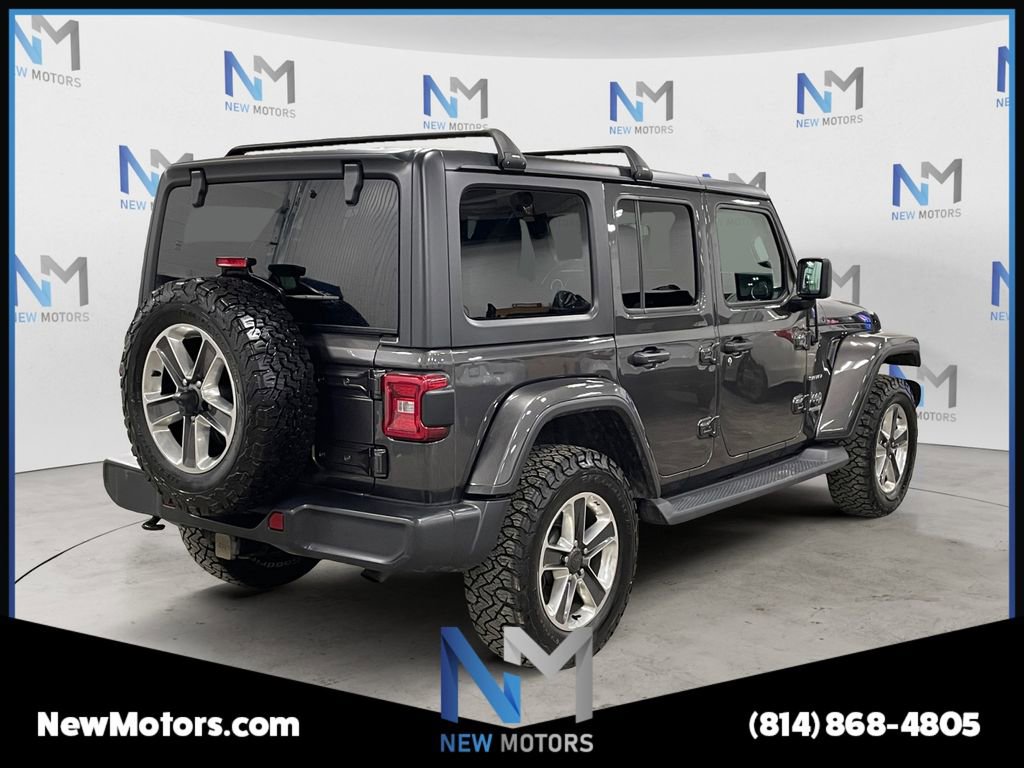 Used 2020 Jeep Wrangler Unlimited Sahara w/ LED Lighting Group AWD/4WD image 5