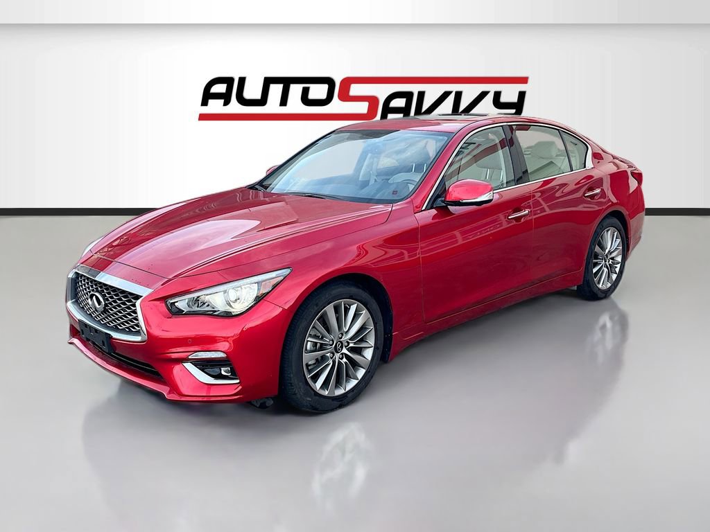 Used 2023 INFINITI Q50 Luxe w/ Cargo Package image 3