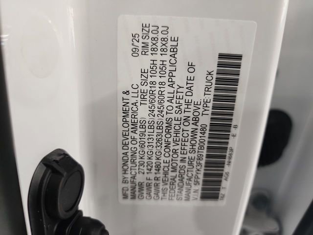 New 2026 Honda Ridgeline Black Edition image 35