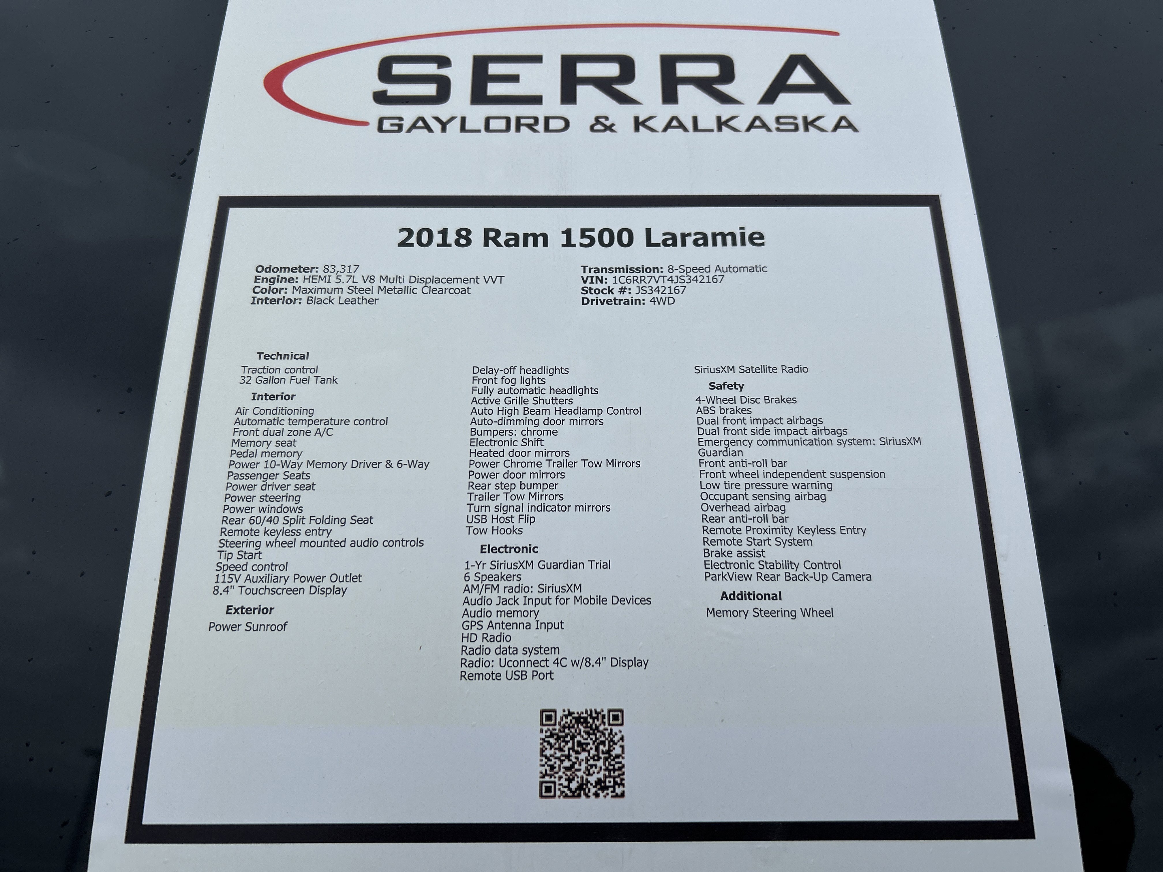 Used 2018 RAM 1500 Laramie AWD/4WD image 27