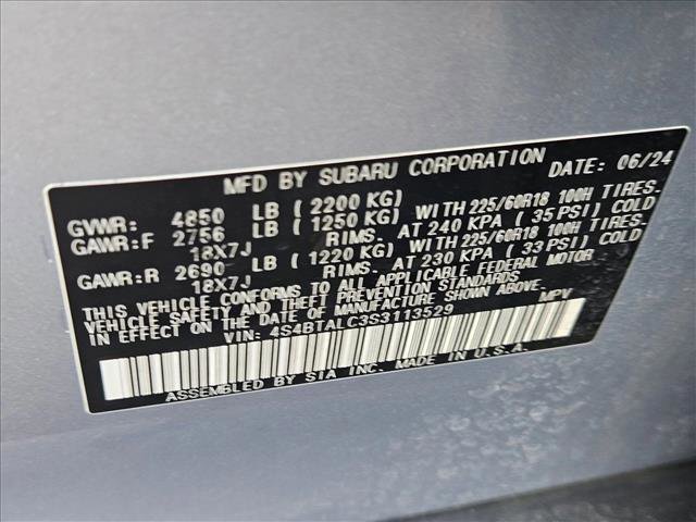 Certified 2025 Subaru Outback Onyx Edition image 25