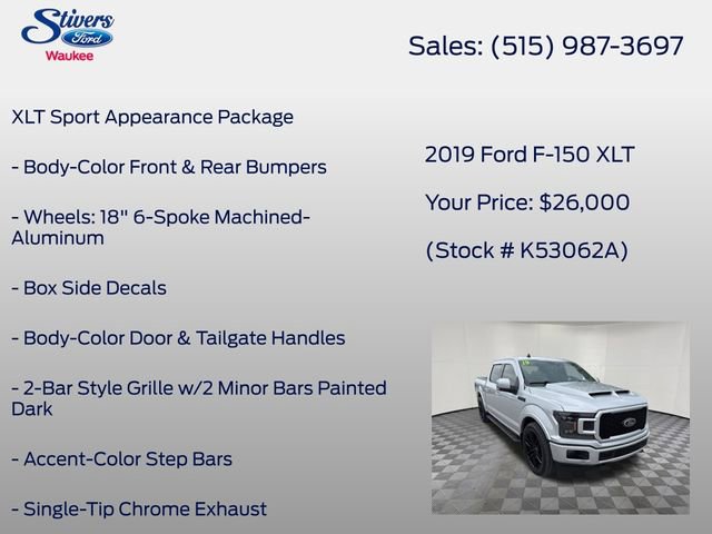 Used 2019 Ford F150 XLT w/ Equipment Group 302A Luxury image 27