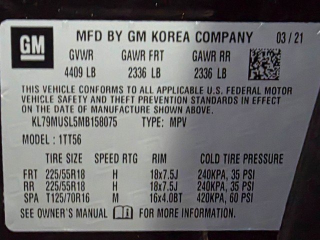 Used 2021 Chevrolet TrailBlazer RS w/ Convenience Package AWD/4WD image 40