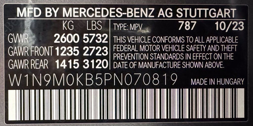 Certified 2023 Mercedes-Benz EQB 300 4MATIC w/ Pinnacle Package image 37