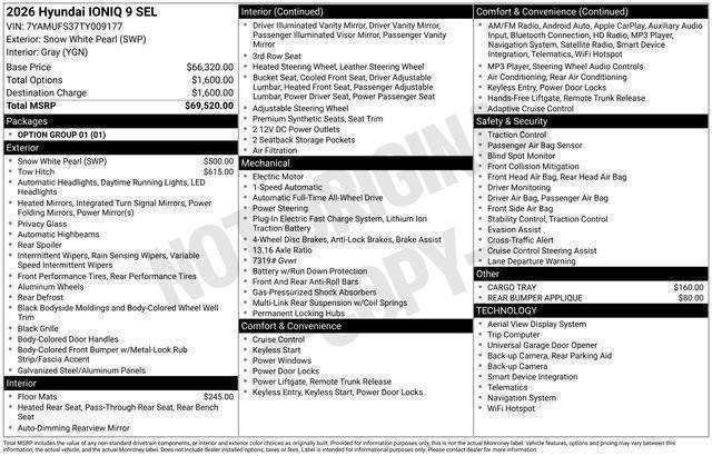 New 2026 Hyundai Ioniq 9 SEL image 28