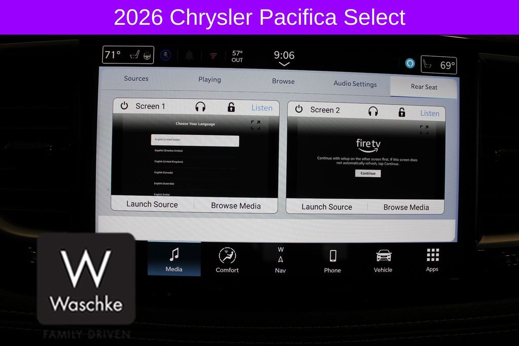 New 2026 Chrysler Pacifica Select image 44
