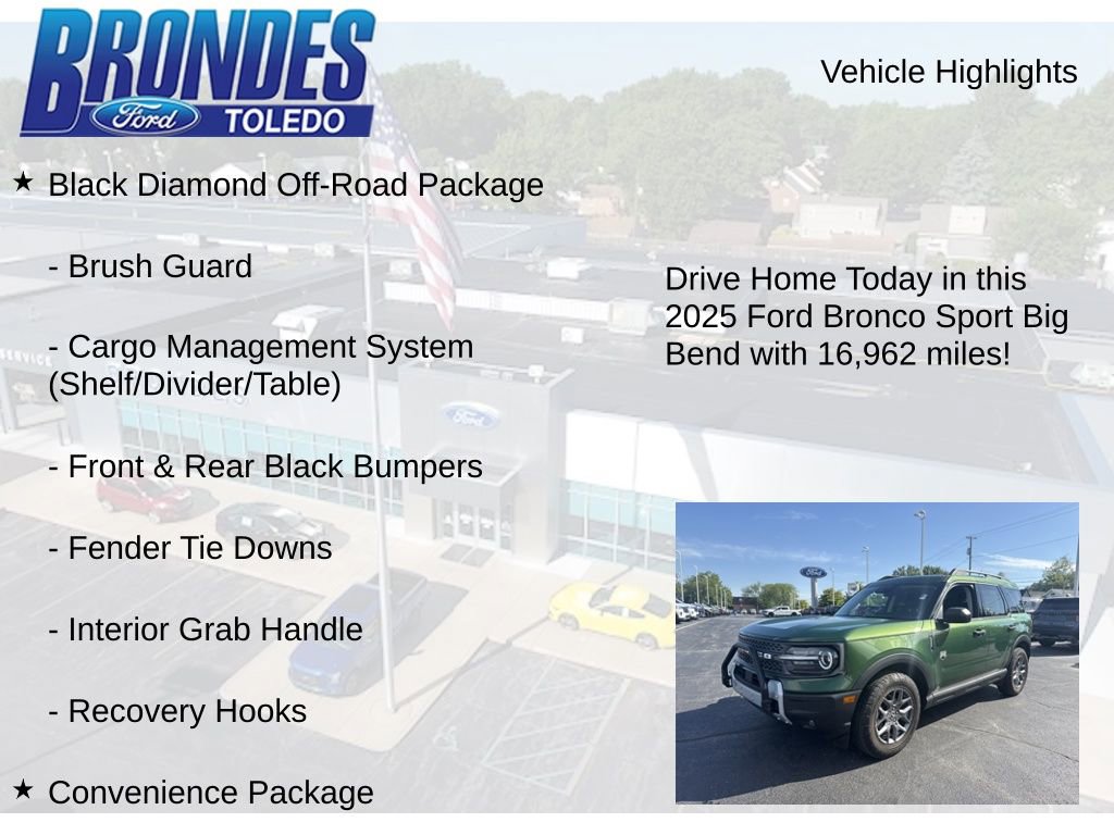 Used 2025 Ford Bronco Sport Big Bend AWD/4WD image 12