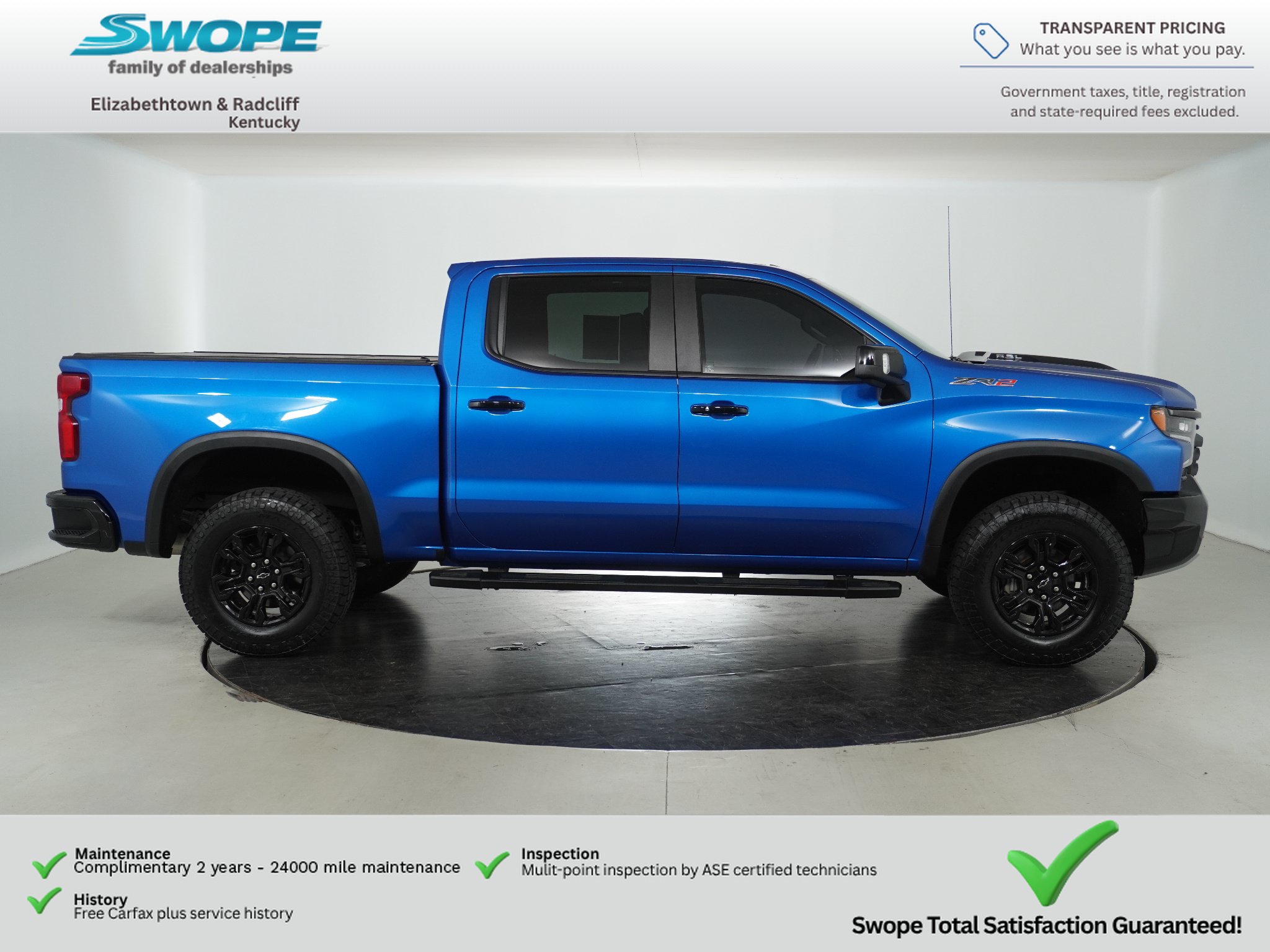 Used 2022 Chevrolet Silverado 1500 ZR2 w/ Technology Package AWD/4WD image 2