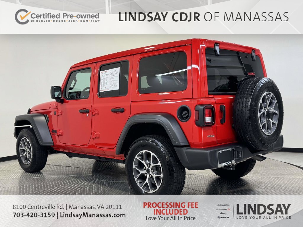 Used 2025 Jeep Wrangler Unlimited Sport AWD/4WD image 7
