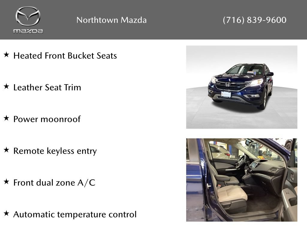 Used 2016 Honda CR-V EX-L image 2