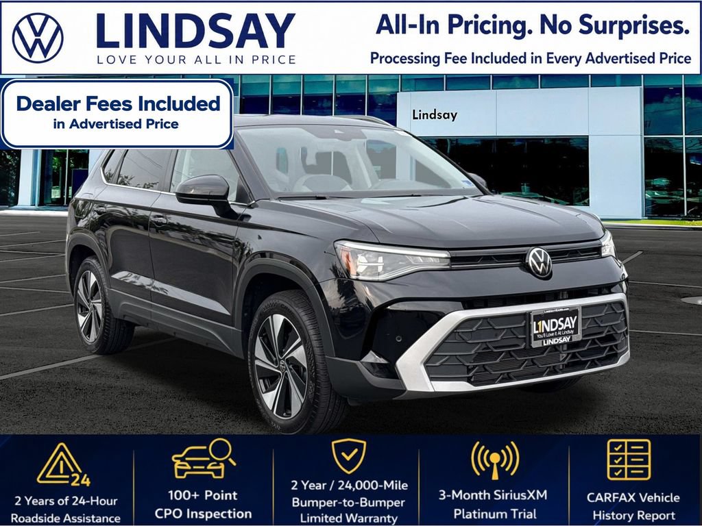 Certified 2025 Volkswagen Taos SE w/ Panoramic Sunroof Package AWD/4WD video 1